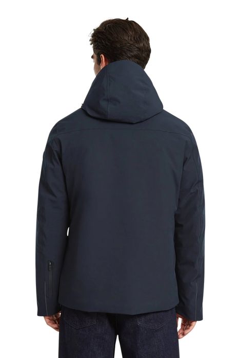 Reset winterjas donkerblauw afneembare capuchon