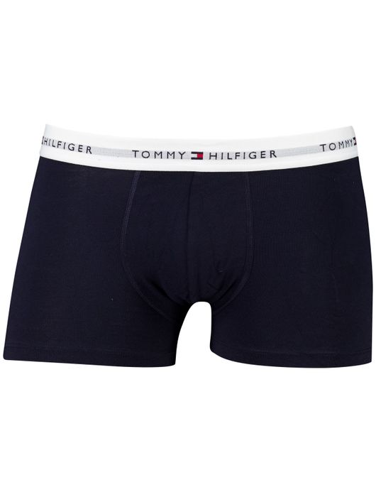 Tommy Hilfiger boxershorts 3 pack navy normale fit katoen