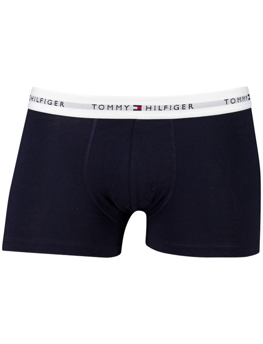 Tommy Hilfiger boxershorts 3 pack navy normale fit katoen