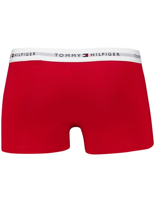 Tommy Hilfiger boxershorts zwart rood wit 3 pack katoen