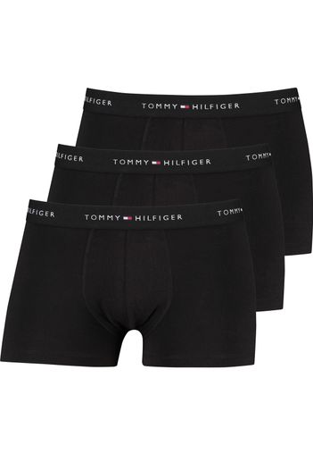 Tommy Hilfiger Tommy Hilfiger boxershort 3-pack zwart effen katoen