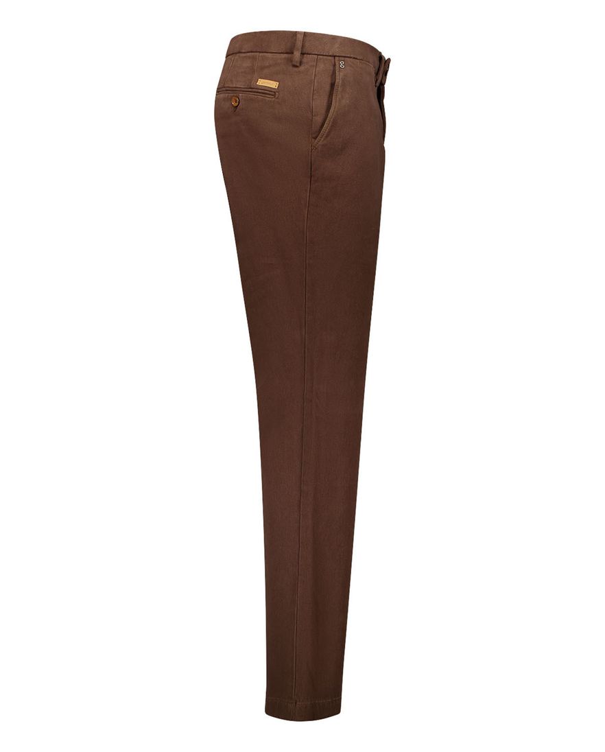 Gardeur broek bruin Savage 3 katoen