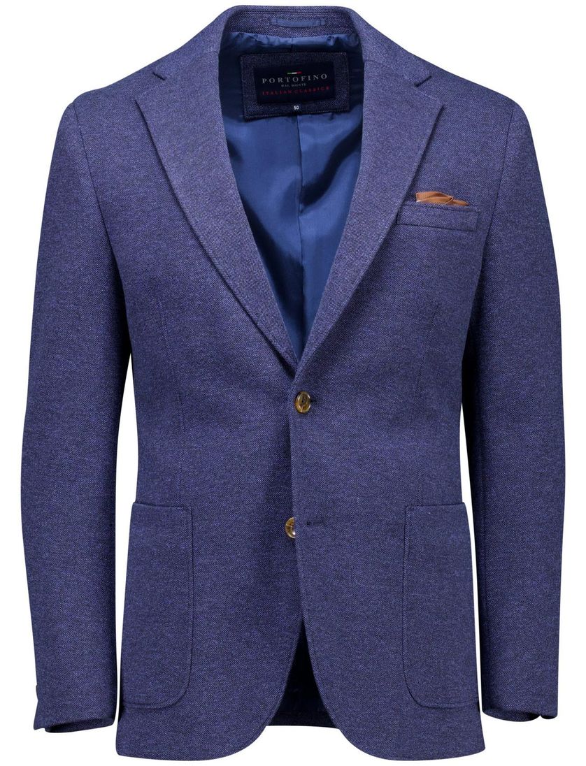 Portofino colbert donkerblauw fabric mainlining