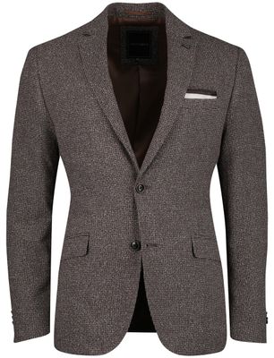 Scotland Blue Colbert Scotland Blue bruin geprint borstzak