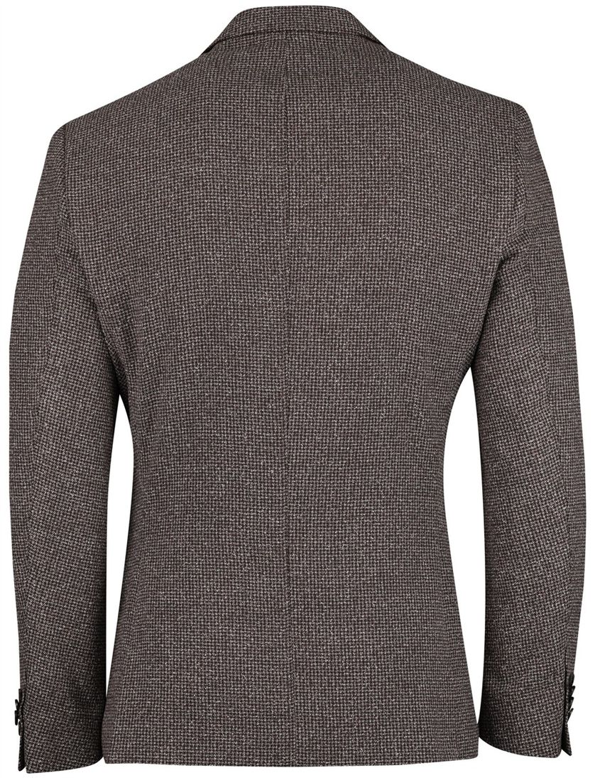 Colbert Scotland Blue bruin geprint borstzak