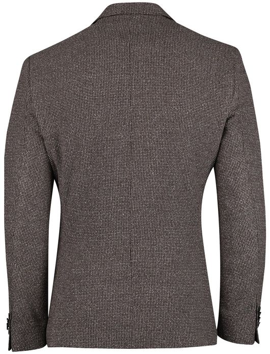 Scotland Blue Colbert bruin geprint borstzak