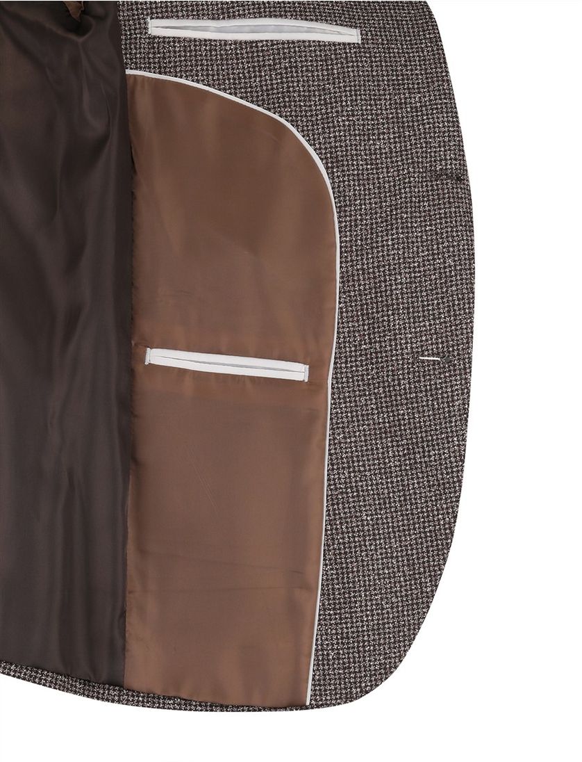 Colbert Scotland Blue bruin geprint borstzak