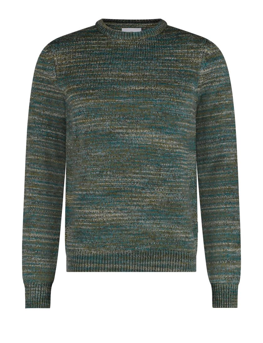 Trui State of Art groen gestreept