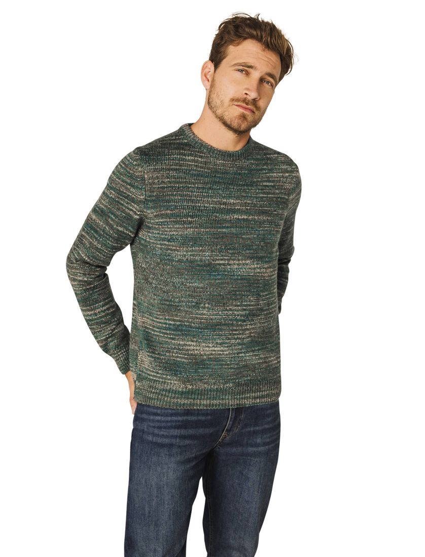 Trui State of Art groen gestreept