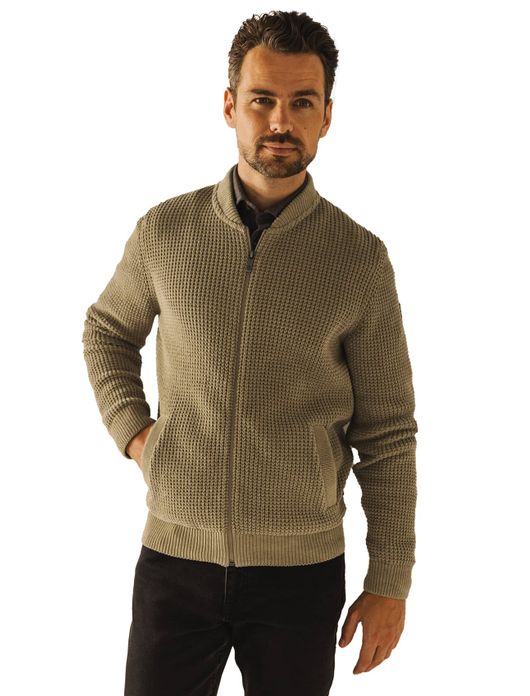 State of Art Vest gebreid beige