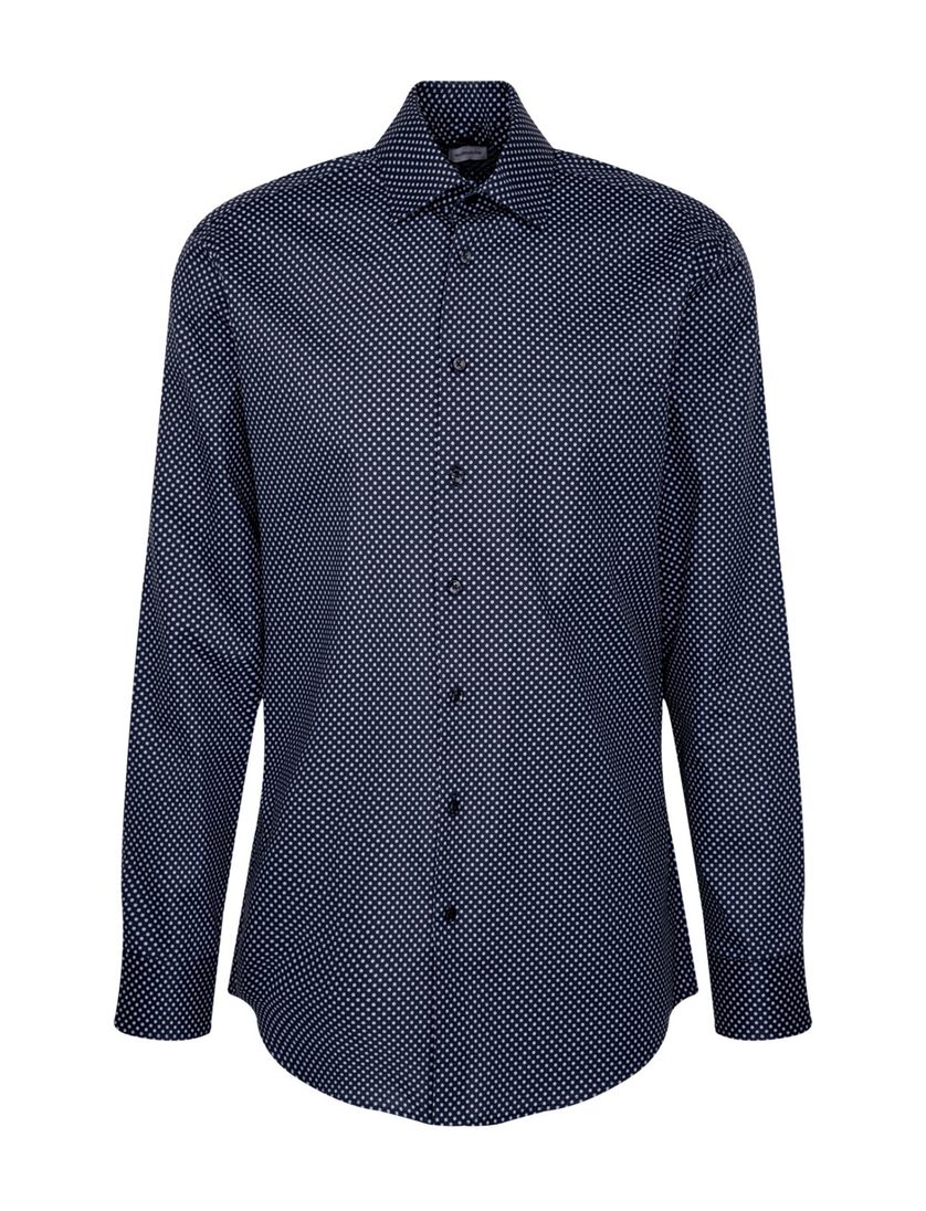 Overhemd Seidensticker Regular blauw print