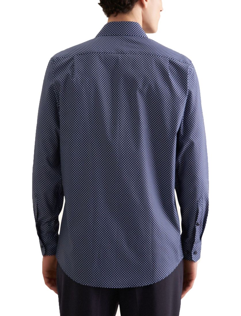 Overhemd Seidensticker Regular blauw print