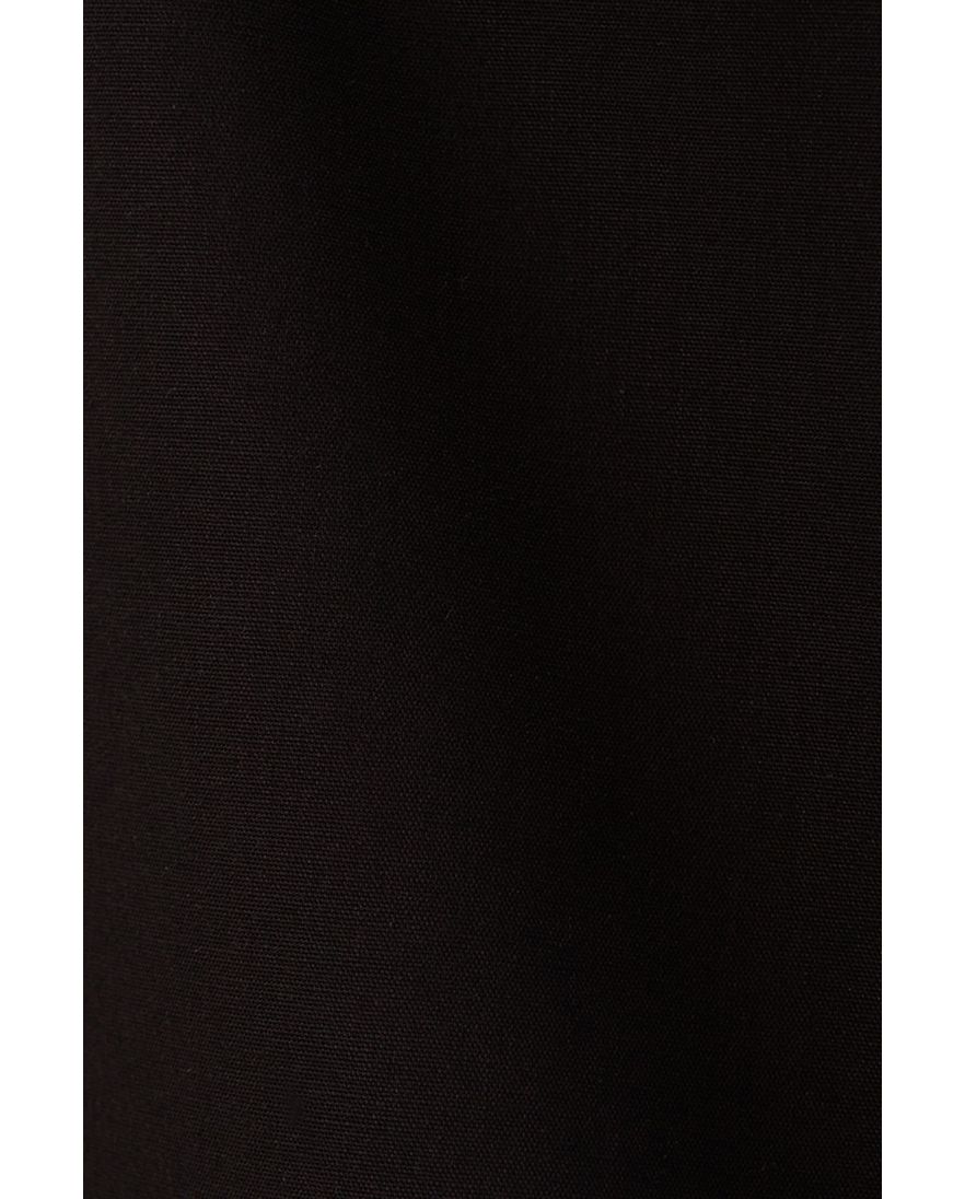 Seidensticker Regular overhemd zwart effen 100% katoen