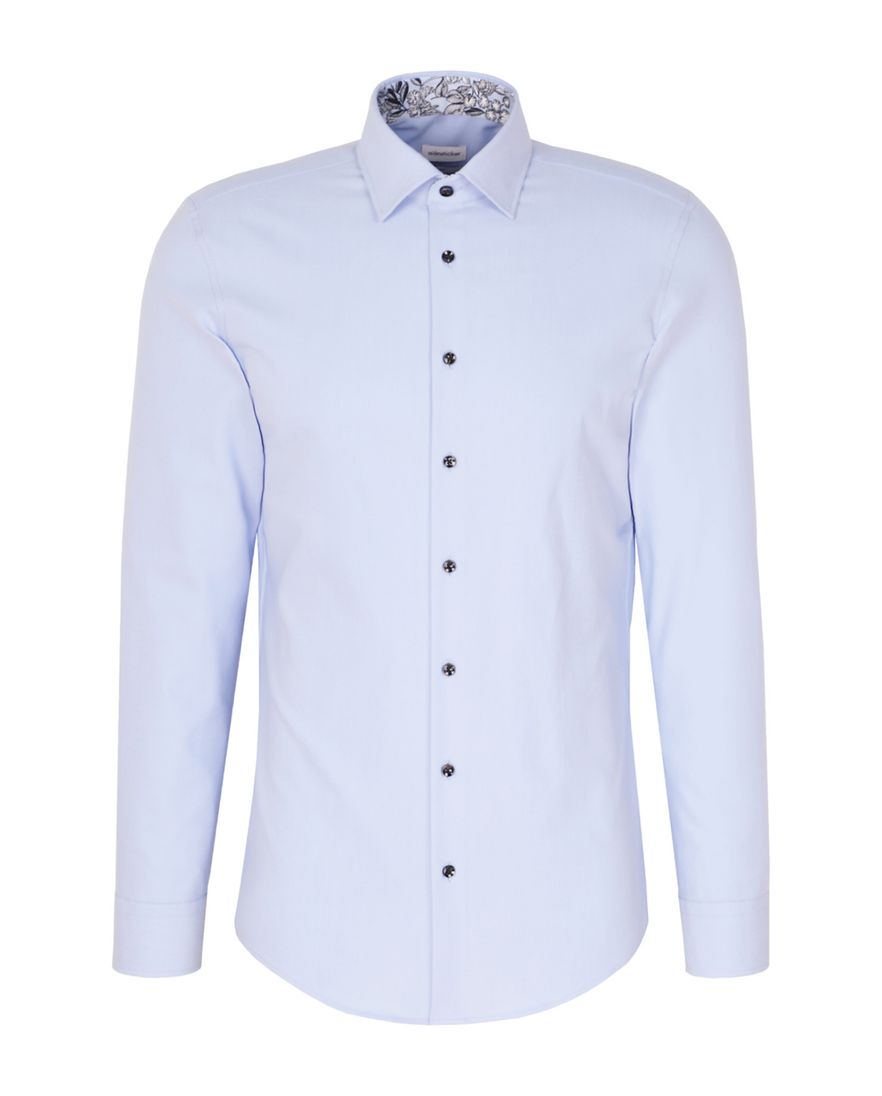 Seidensticker Regular overhemd lichtblauw normale fit