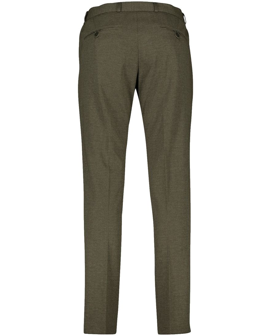Zuitable pantalon mix en match bruin slim fit
