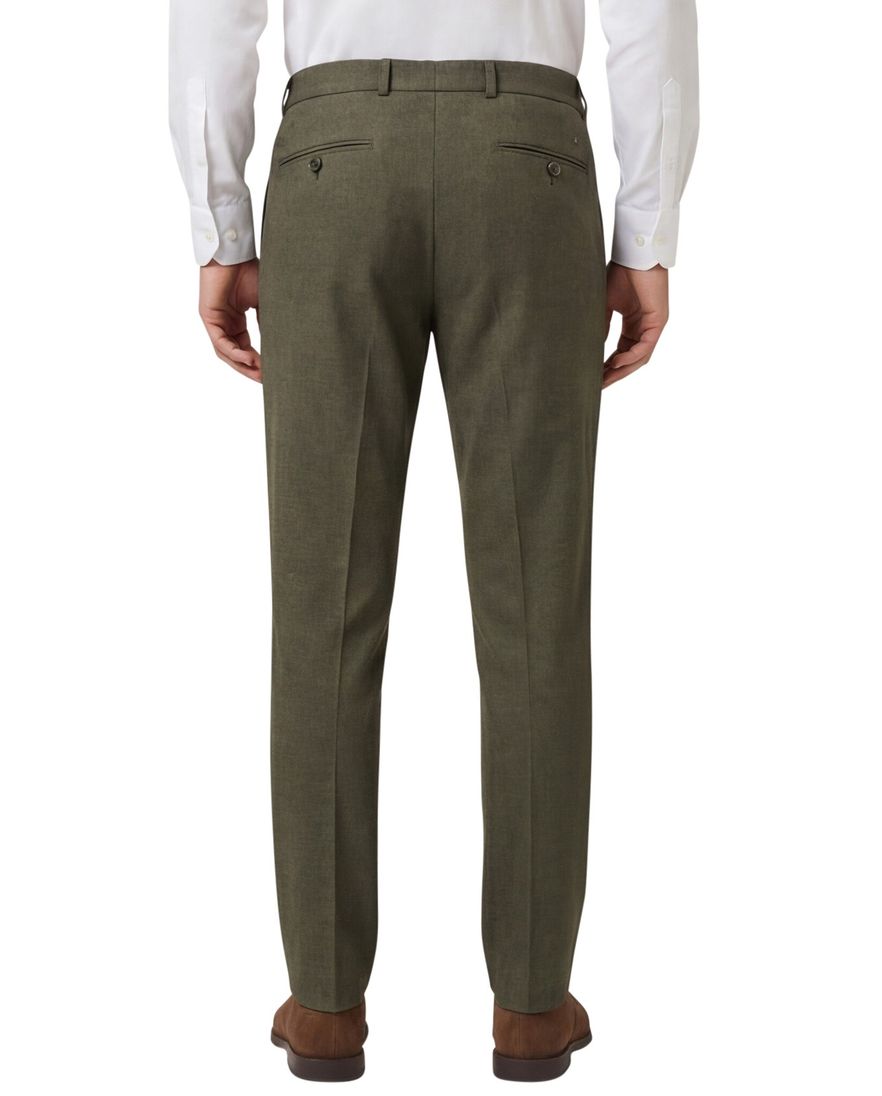 Zuitable pantalon mix en match bruin slim fit