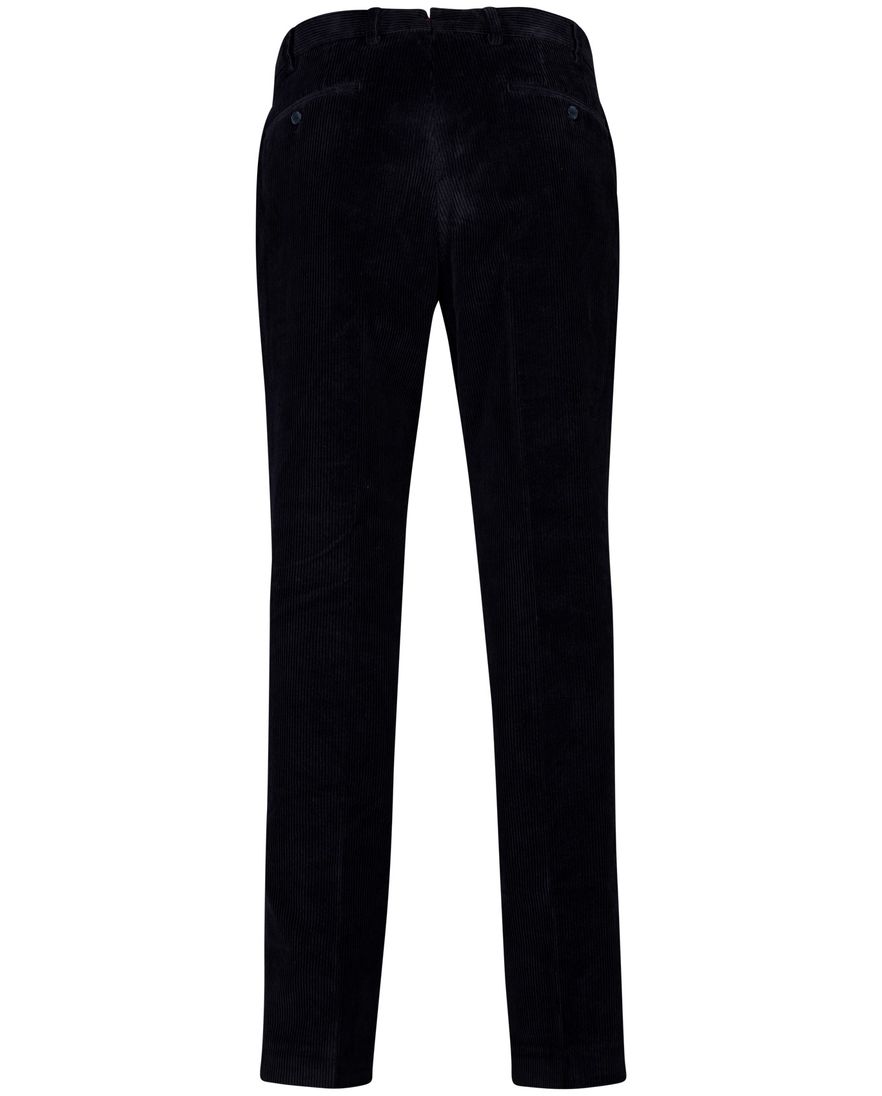 Hiltl Pantalon katoen donkerblauw corduroy