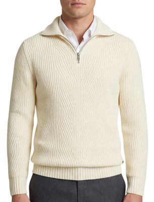 Born With Appetite Born With Appetite halfzip trui Rigo beige