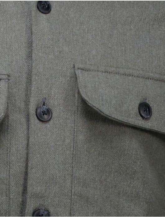 Jack & Jones overshirt groen katoen