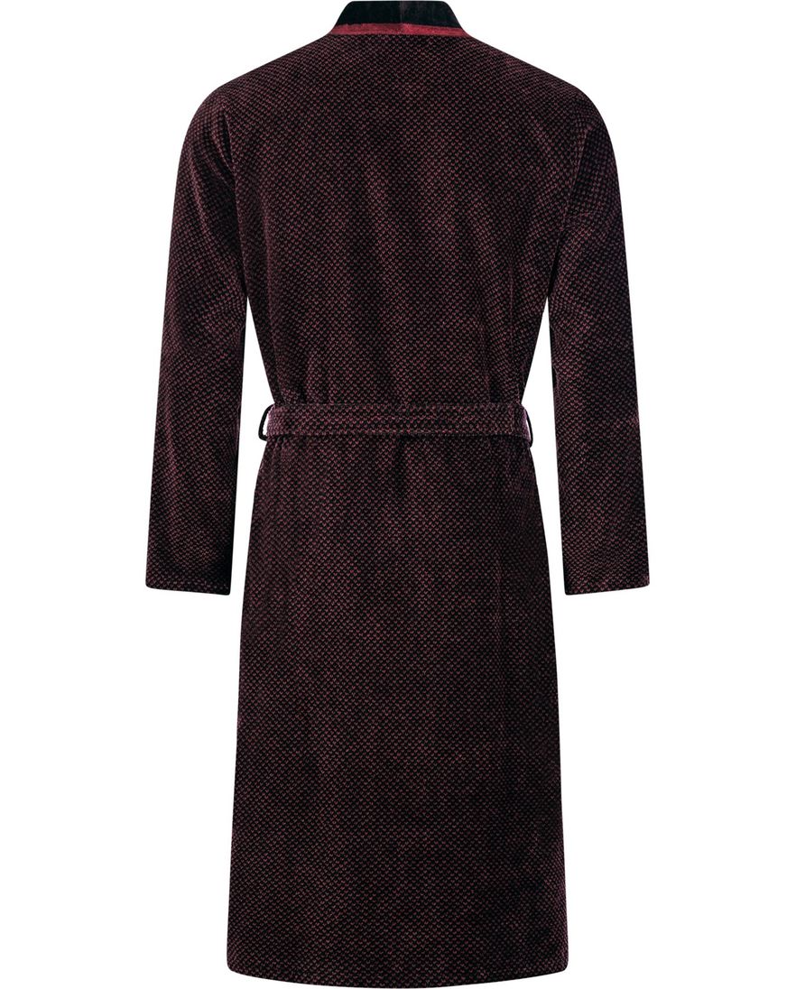 badjas Cawö rood zwart