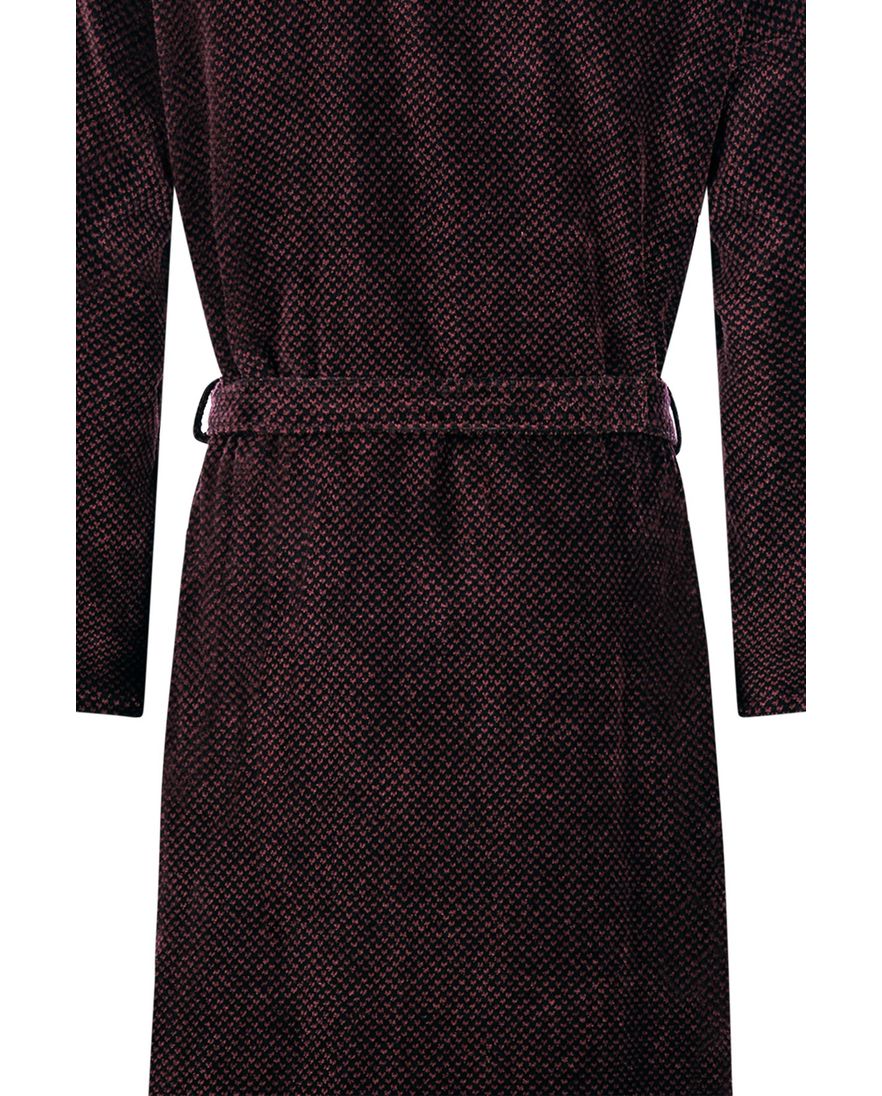 badjas Cawö rood zwart