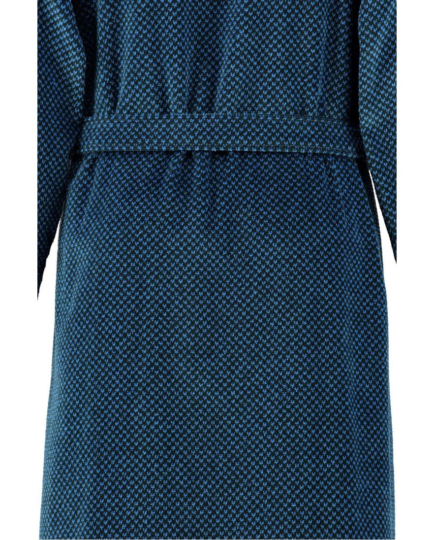 badjas Cawö blauw zwart katoen