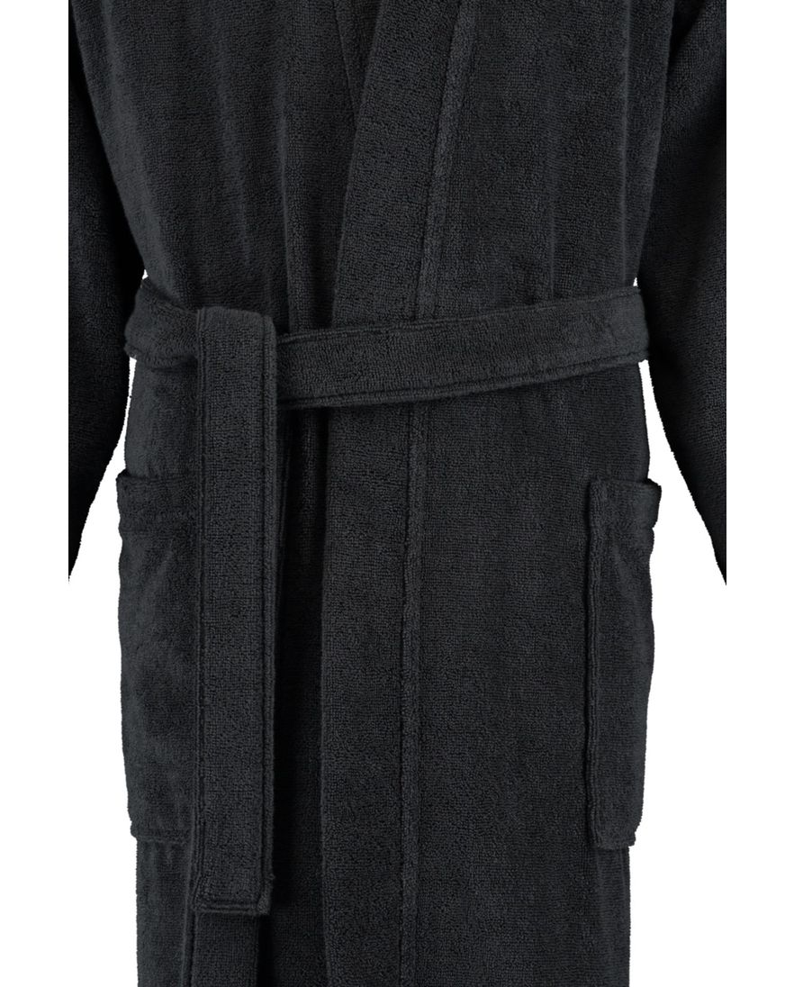 badjas Cawö antraciet effen