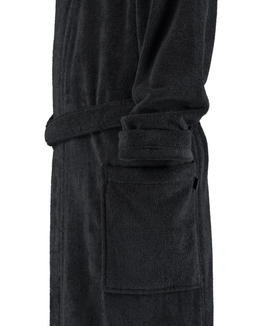 badjas Cawö antraciet effen