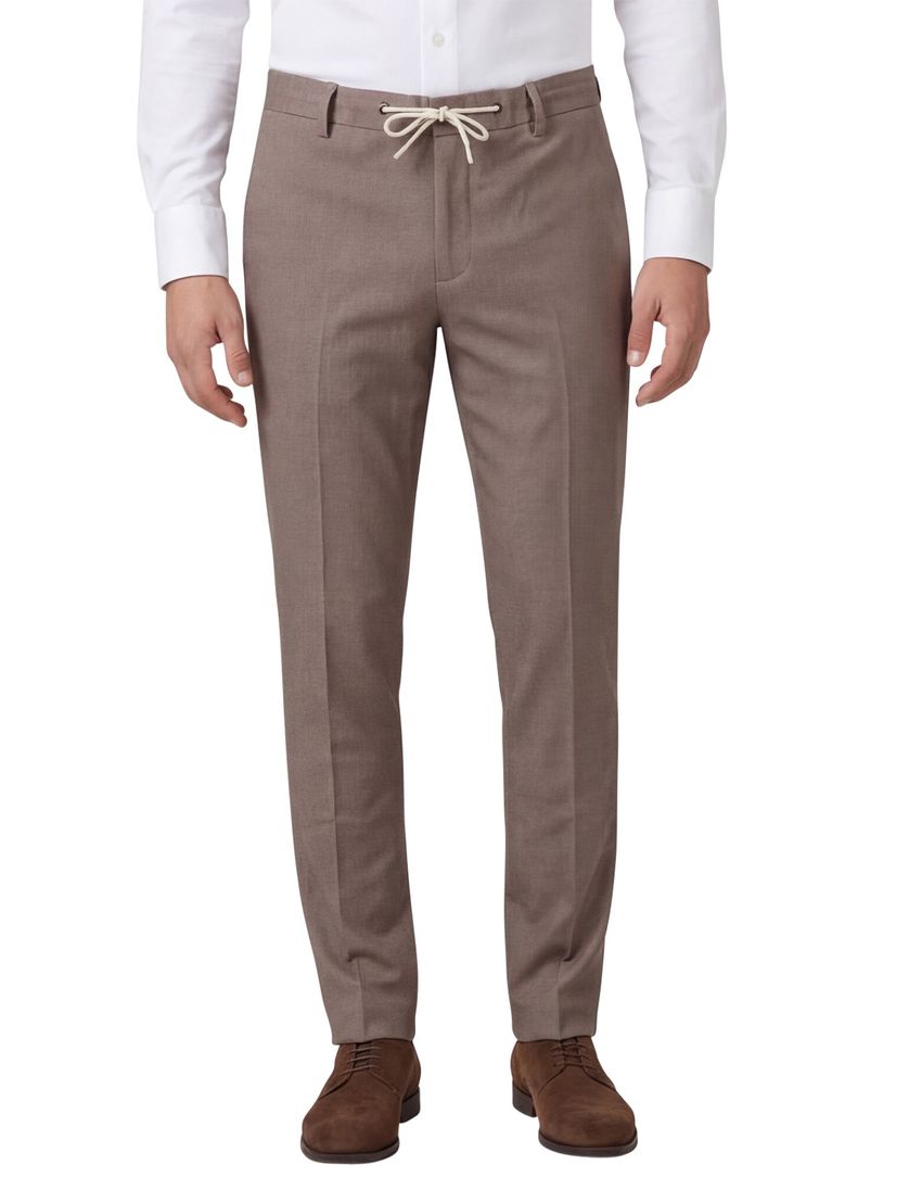 Blue Industry pantalon chino bruin elastische band