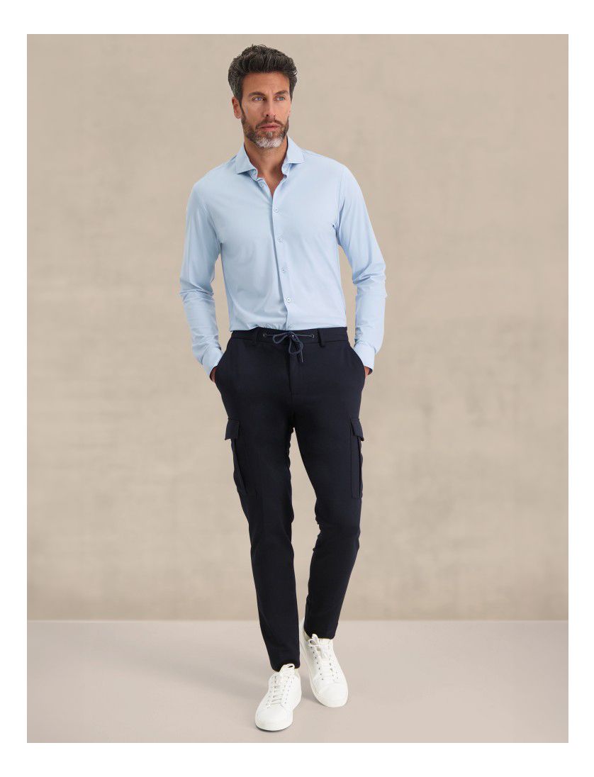 Blue Industry overhemd lichtblauw Non Iron modern fit