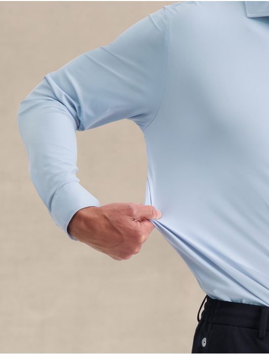 Blue Industry overhemd lichtblauw modern fit Non Iron