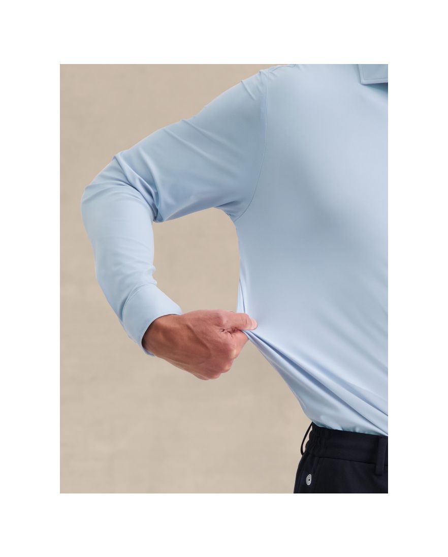 Blue Industry overhemd Non Iron lichtblauw modern fit