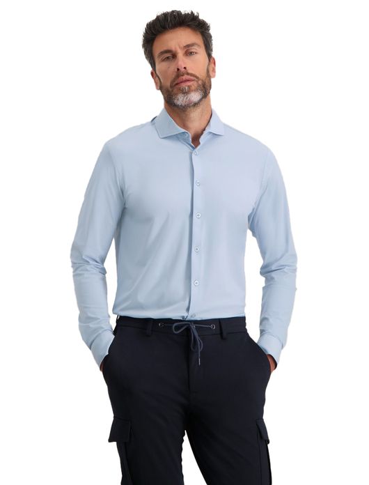 Blue Industry overhemd lichtblauw modern fit Non Iron