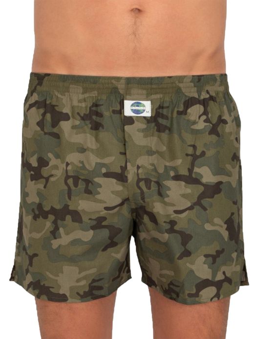 DEAL boxershort legergroen katoen