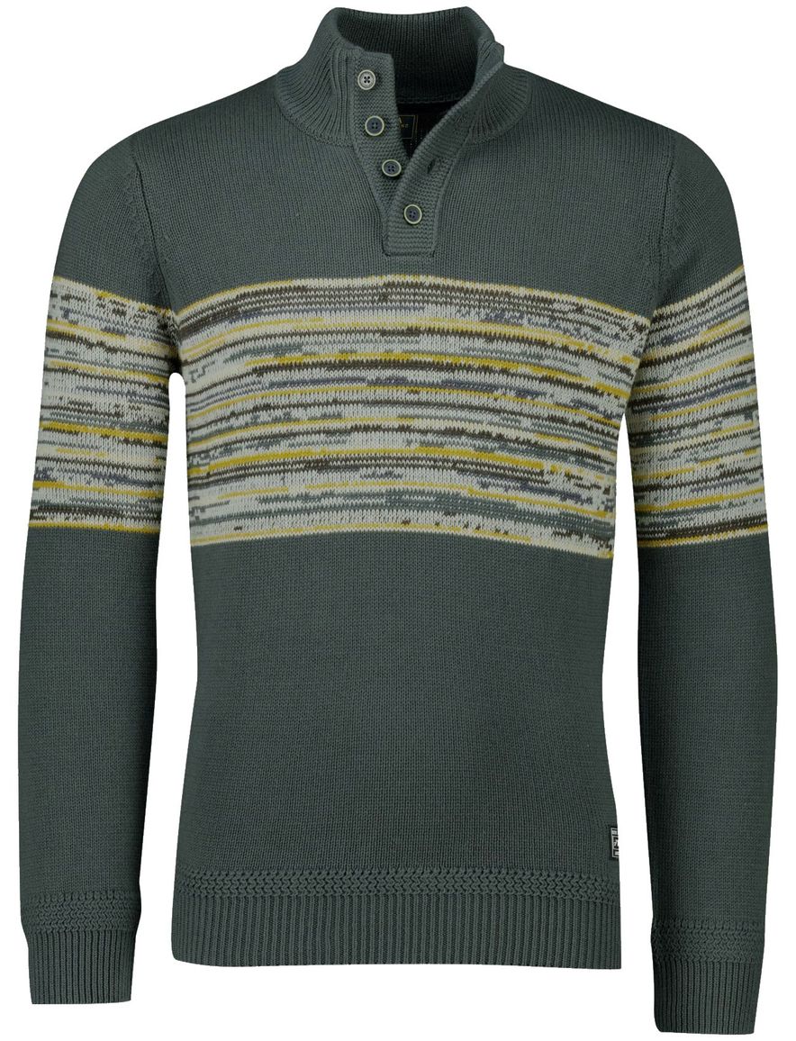 NZA trui met knopen Miles groen