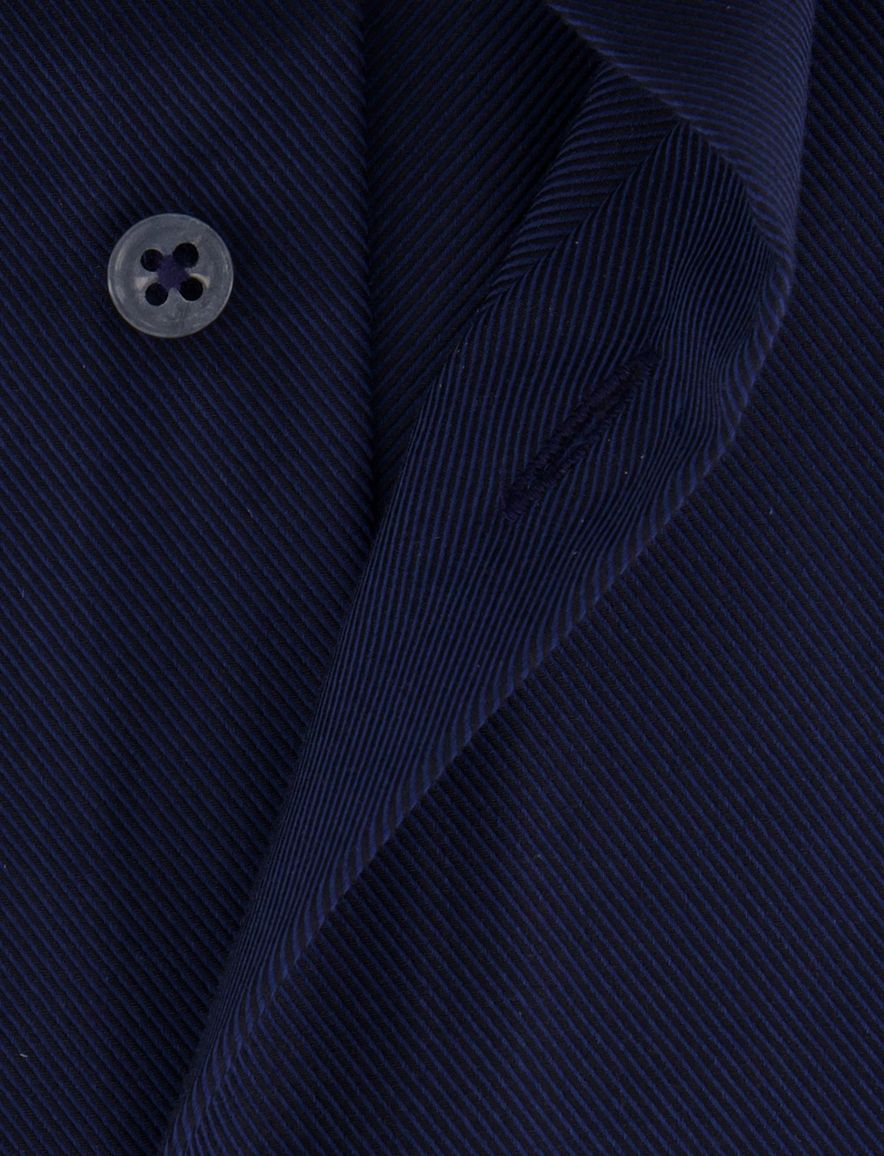 Eterna overhemd Comfort Fit donkerblauw strijkvrij