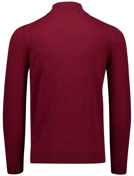 Half zip trui Portofino rood