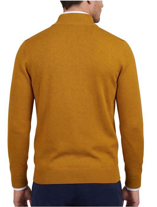 Half zip trui Portofino oker