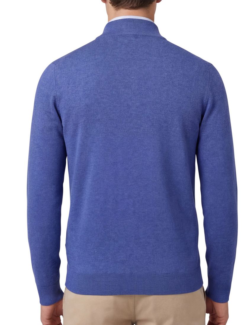 Portofino vest blauw gemeleerd