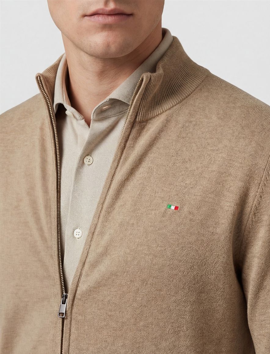 Portofino vest Zince camel