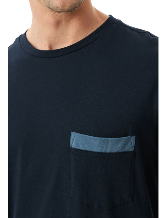 Pyjama donkerblauw Schiesser