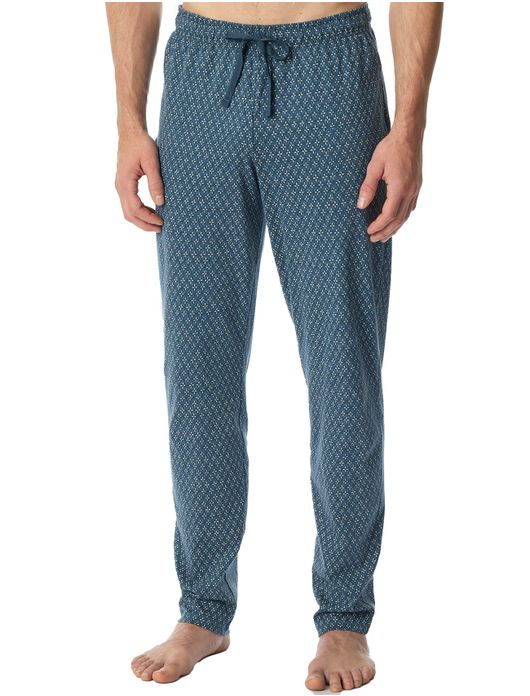 Pyjamabroek blauw Schiesser