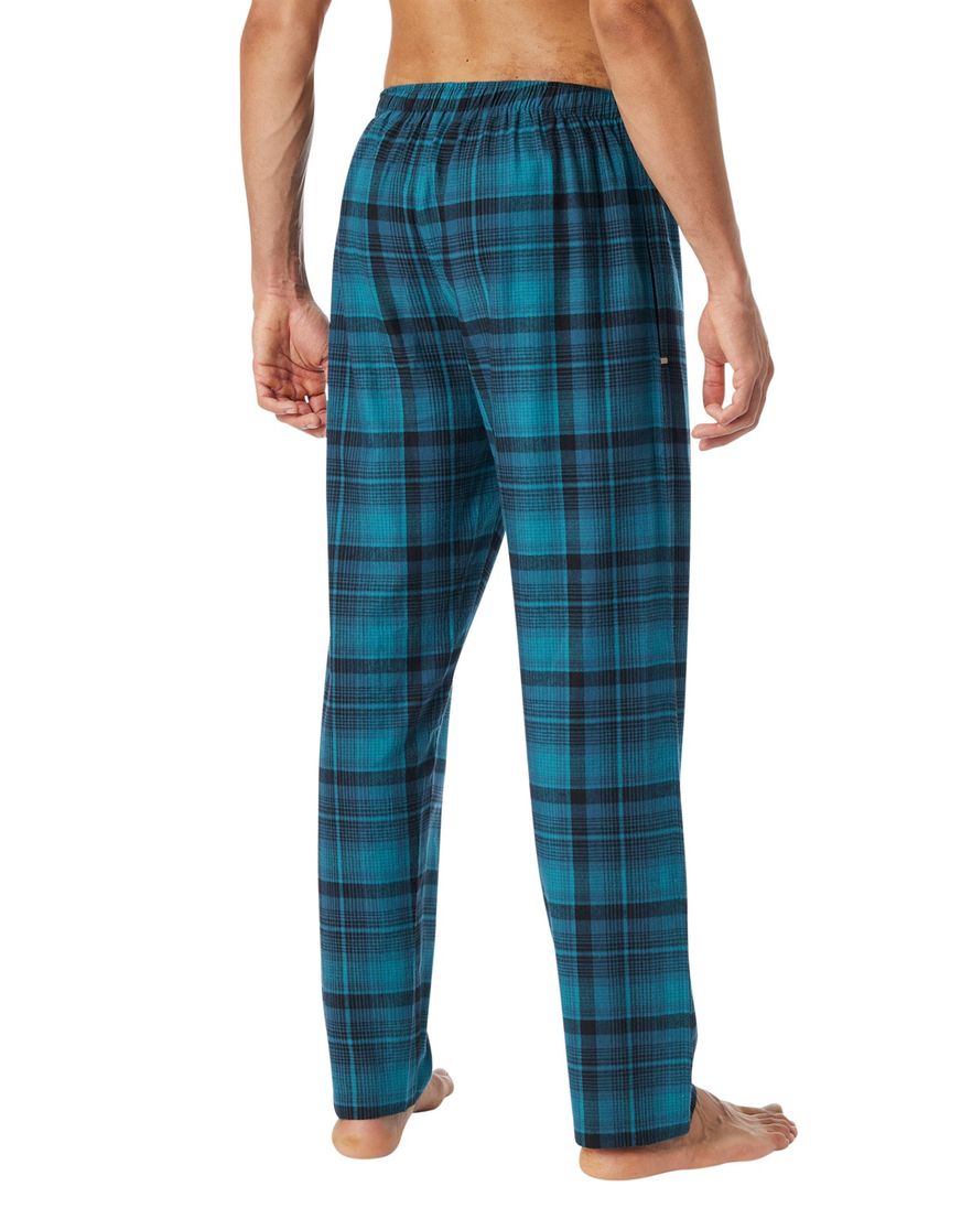 Schiesser pyjamabroek blauw geruit