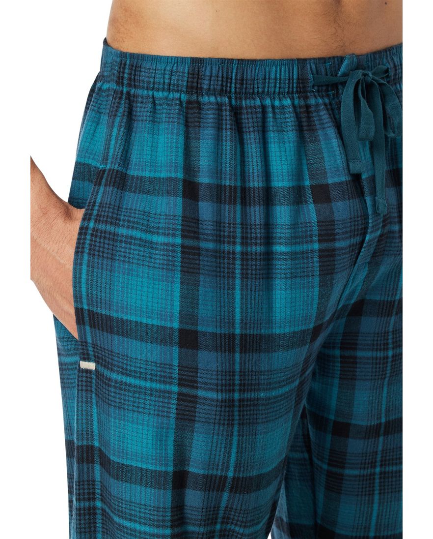 Schiesser pyjamabroek blauw geruit