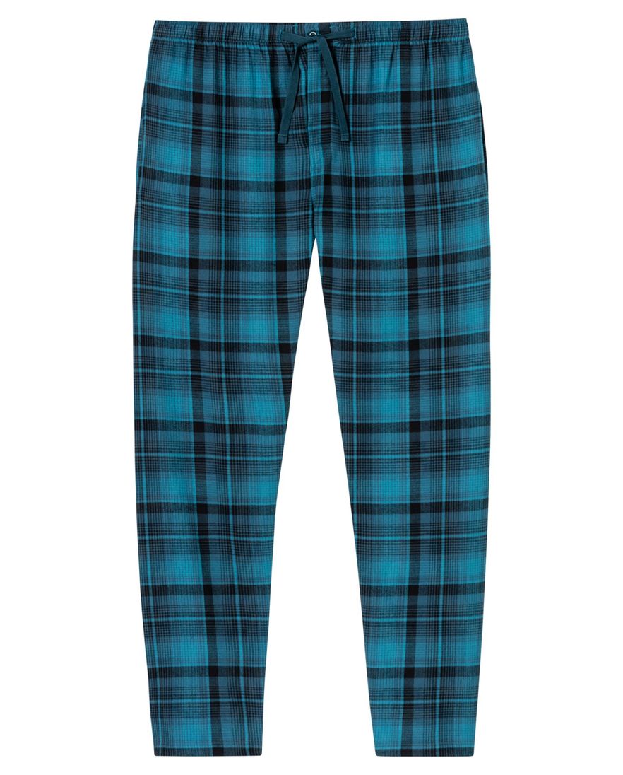Schiesser pyjamabroek blauw geruit