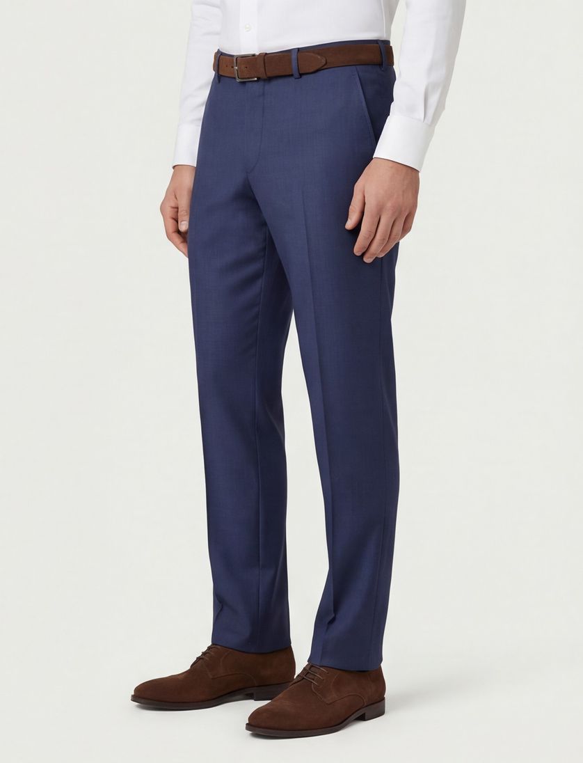 Roy Robson pantalon Slim Fit mix en match donkerblauw