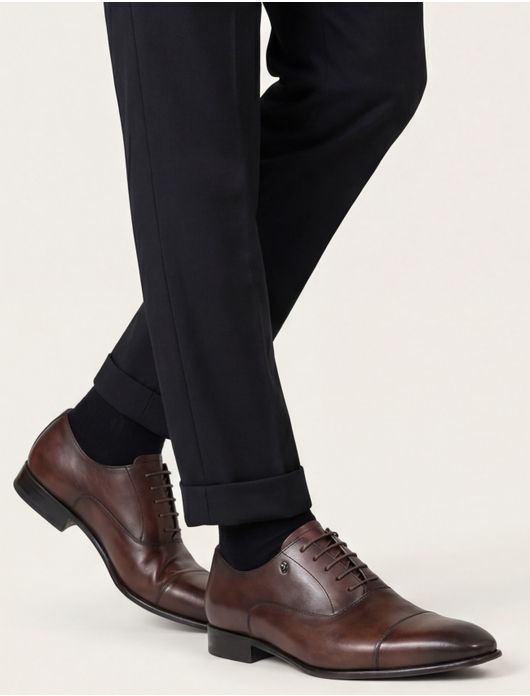 Van Bommel nette schoenen bruin kalfsleer