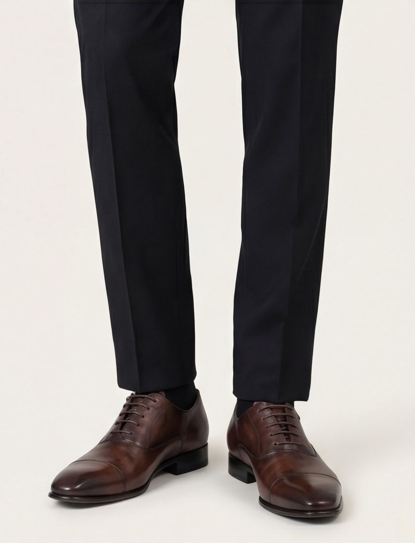 Van Bommel veterschoenen bruin kalfsleer