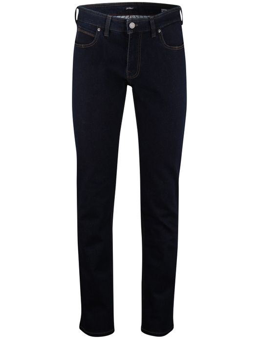 Gardeur 5-pocket denim jeans normale fit donkerblauw