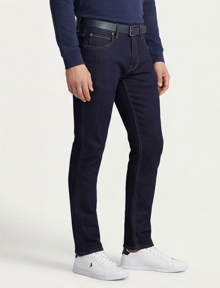 Gardeur 5-pocket jeans denim normale fit donkerblauw